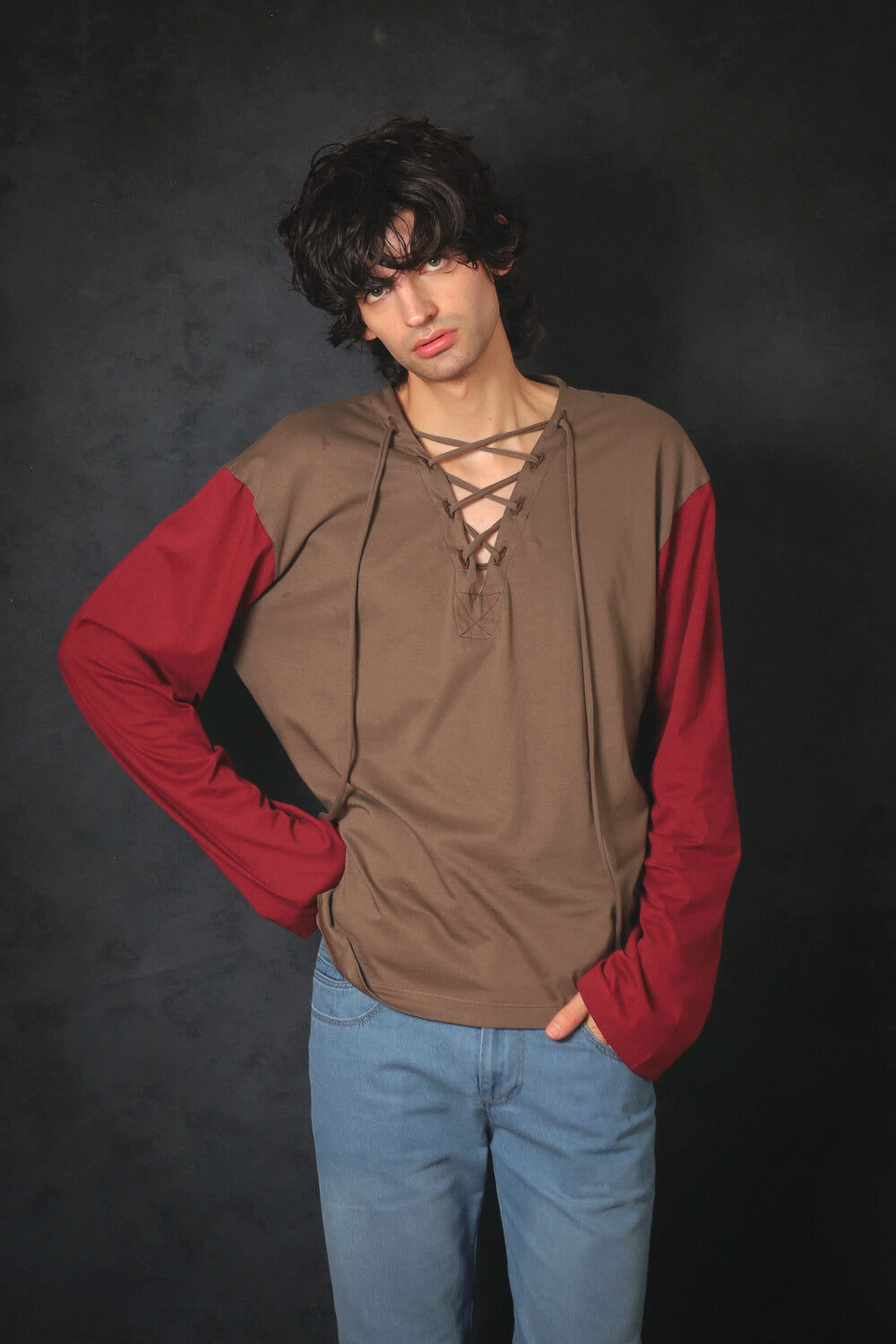 Playera cruzada