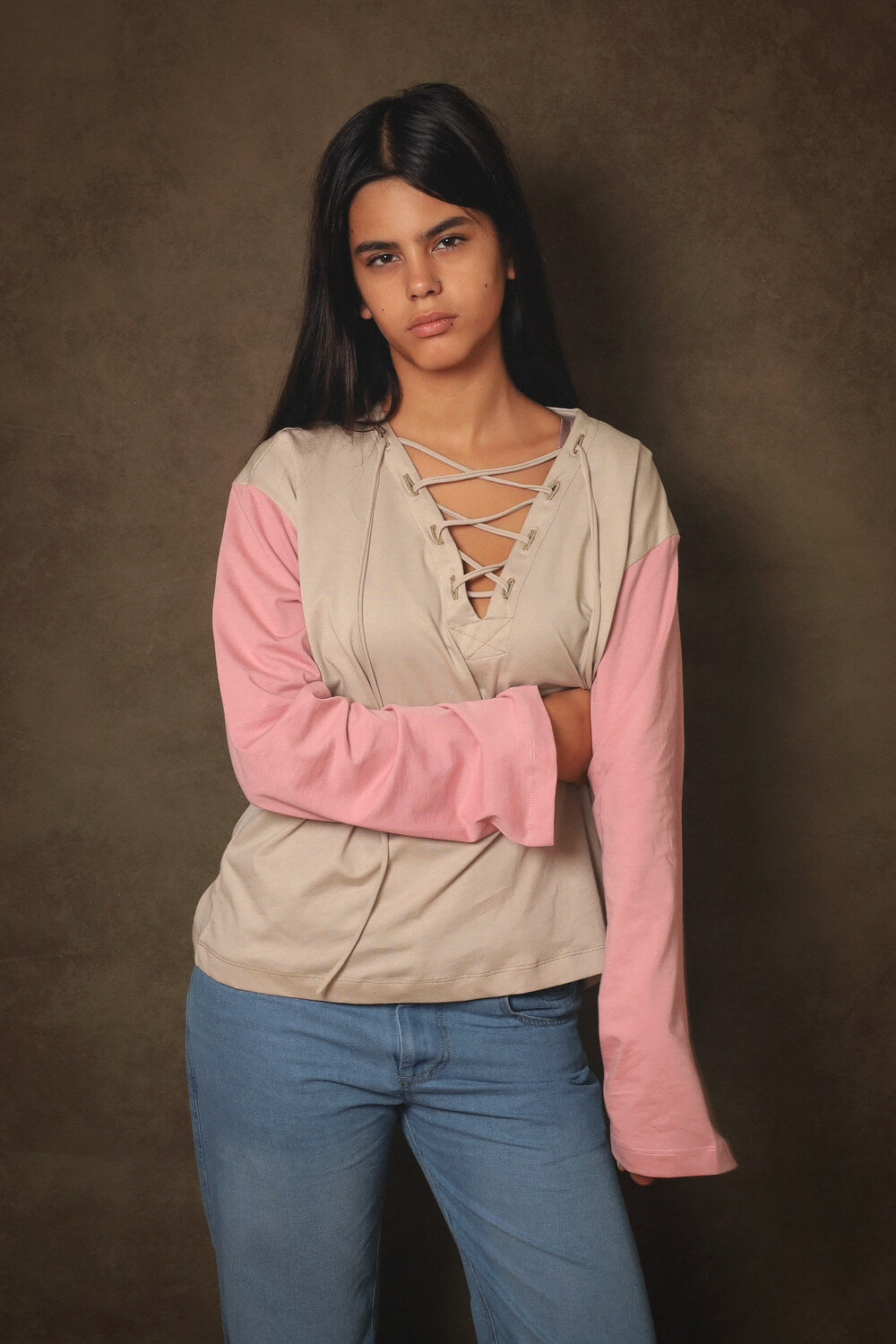 Playera cruzada