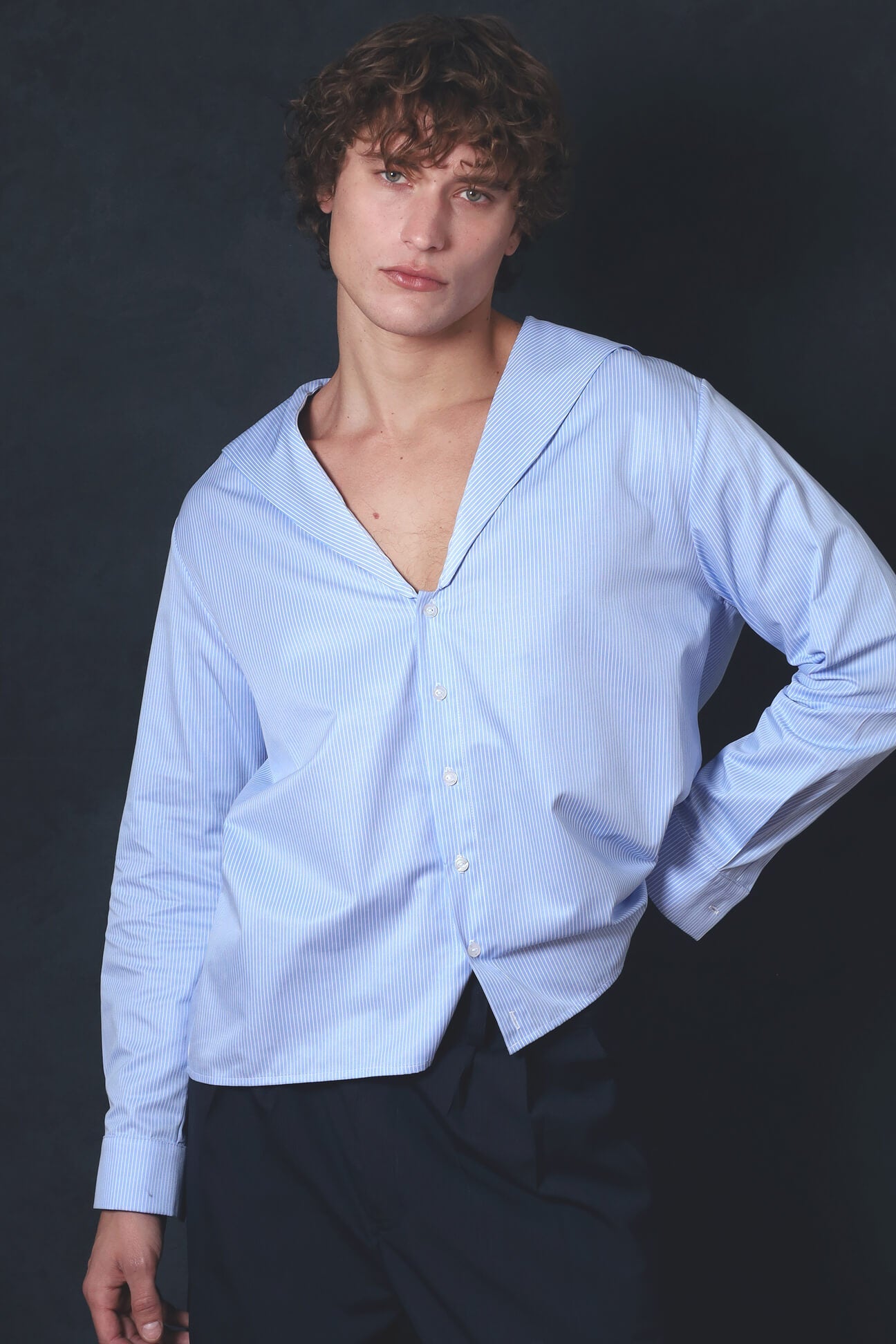 camisa el marinero azul