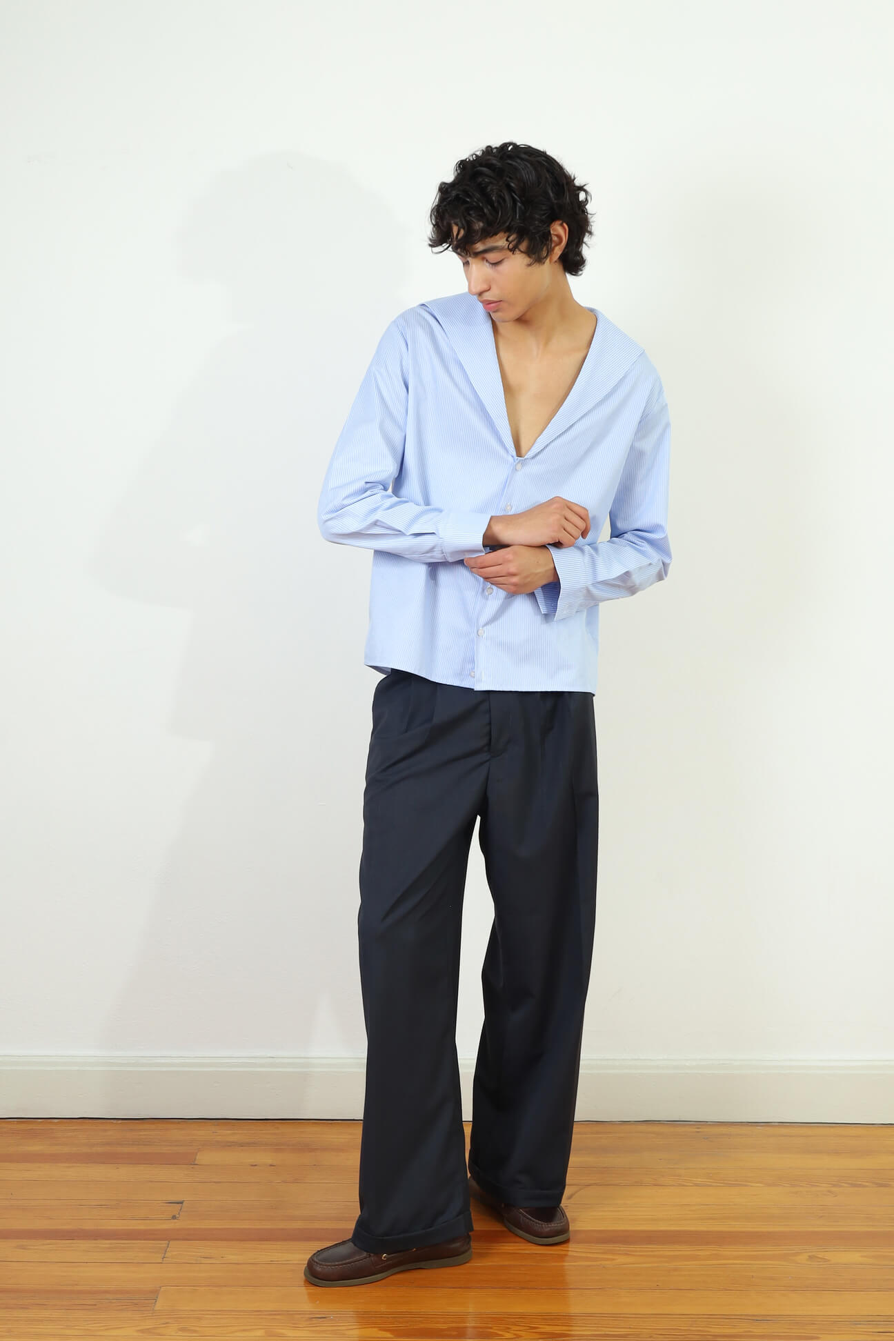 camisa el marinero azul