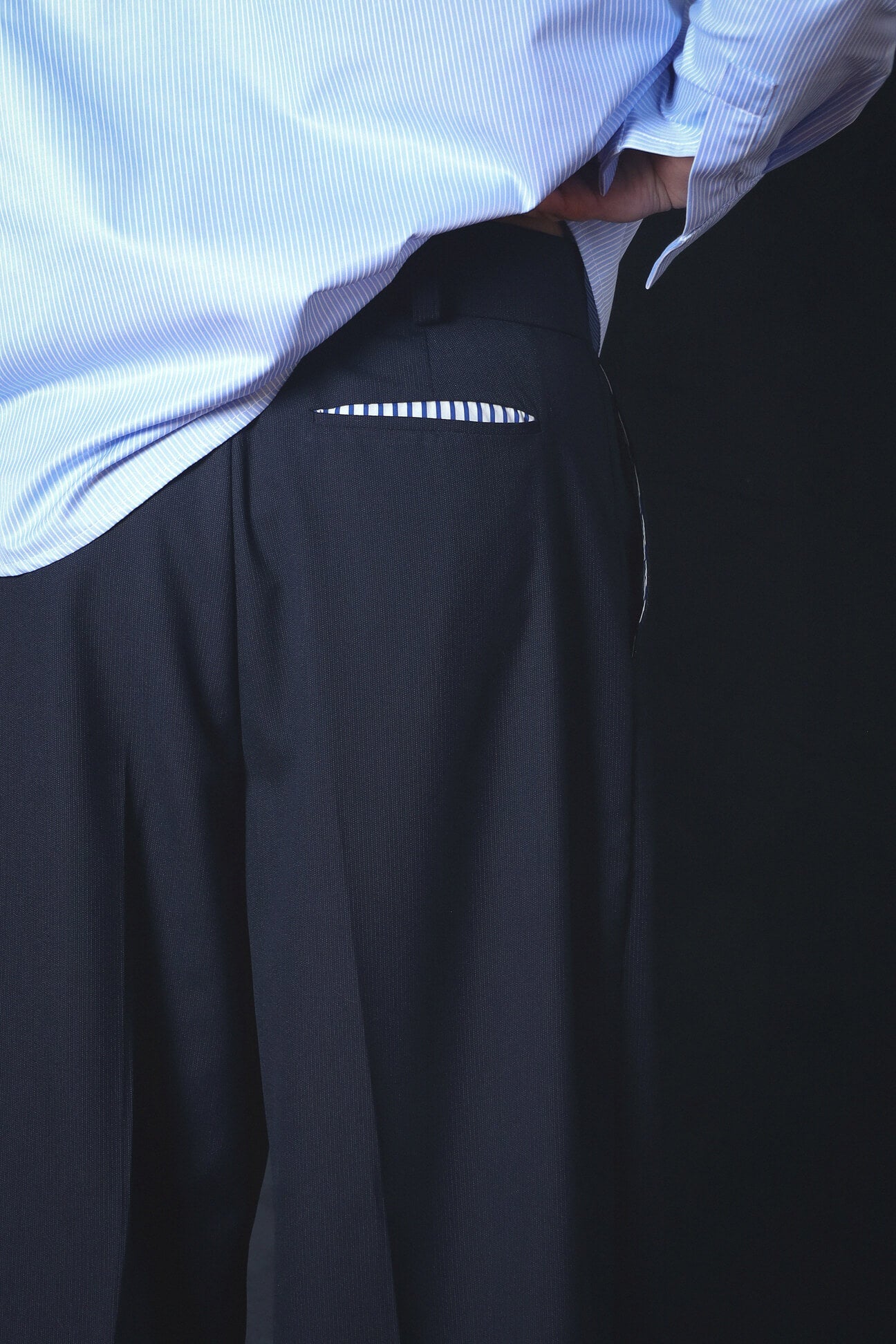 pantalon el coro azul marino