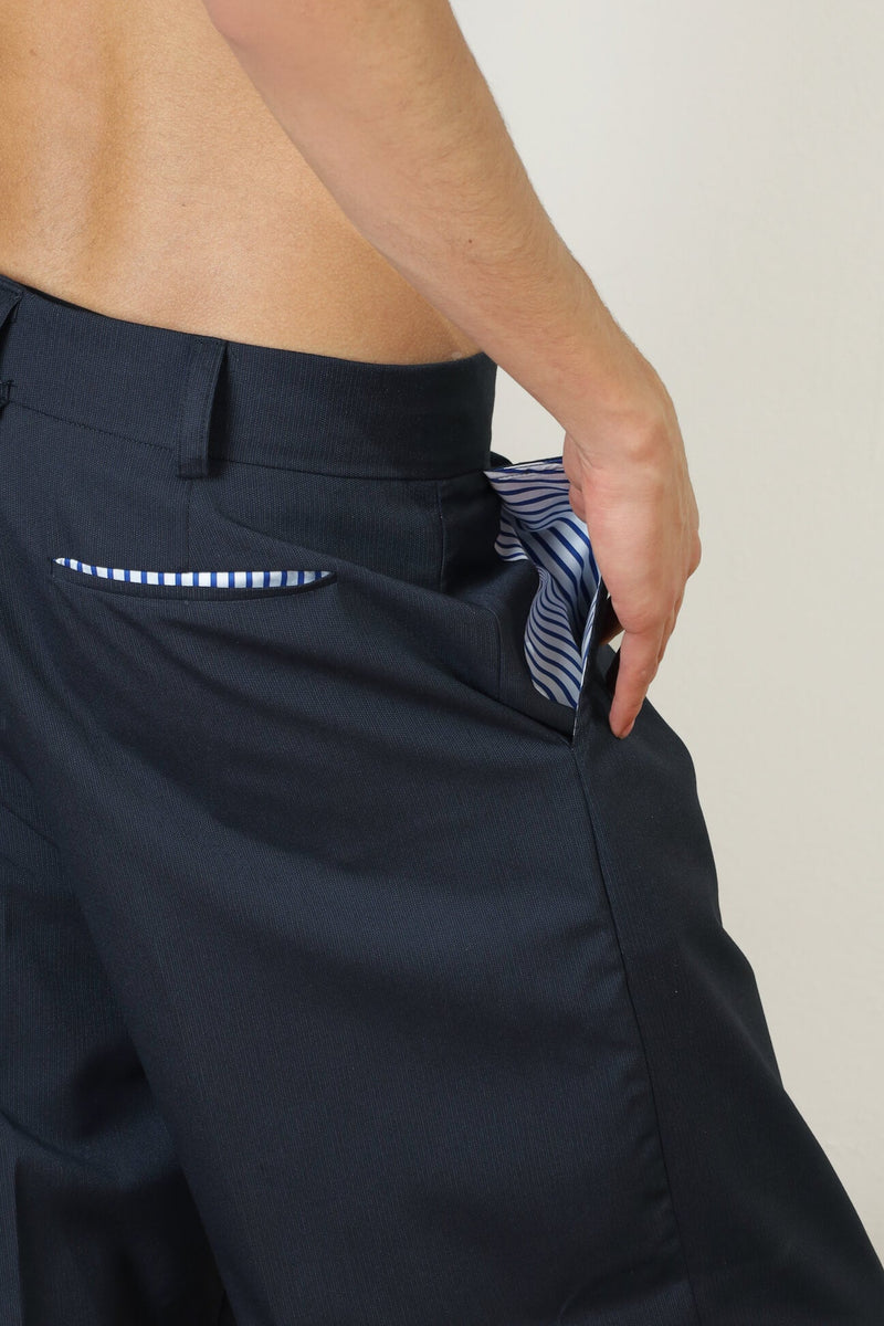 pantalon el coro azul marino