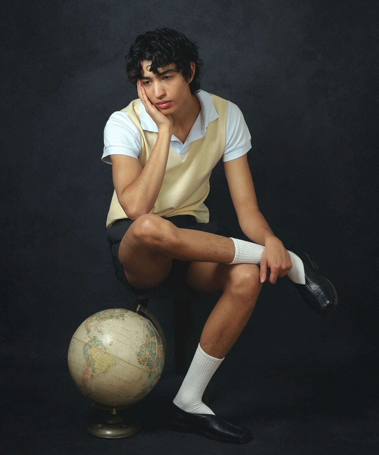 polo chaleco amarilla